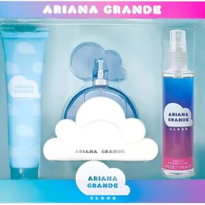 SET ARIANA GRANDE CLOUD WOMEN ( 3 PC ) 3.4 OZ EDP SP / 3.4 OZ BODY SOUFFLE / 4.0 OZ BM